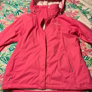 Columbia Pink outdoor jacket